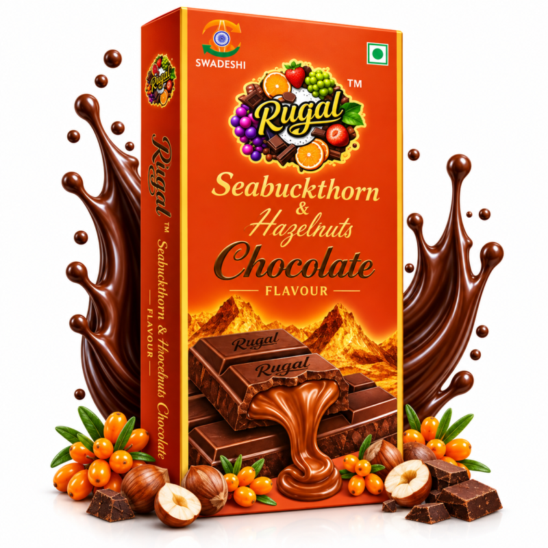 Seabuckthorn & Hazelnuts Chocolate – (37g)