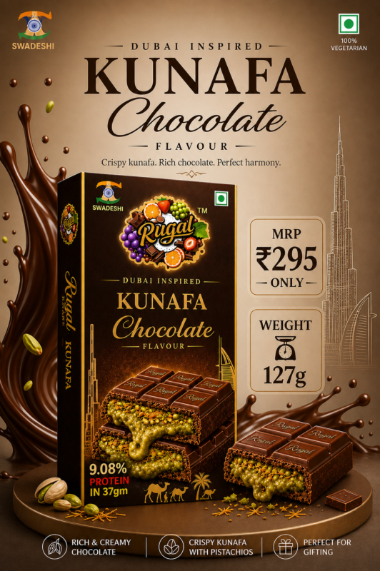 Dubai Inspired Kunafa Chocolate - (127g)